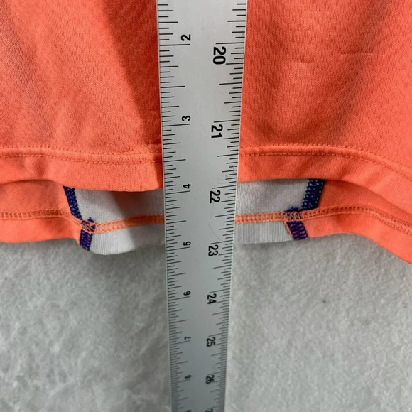 North Face T-Shirt Women Sz S Orange Blue Flight Series Flash Dry Running Fitted - Picture 4 of 12